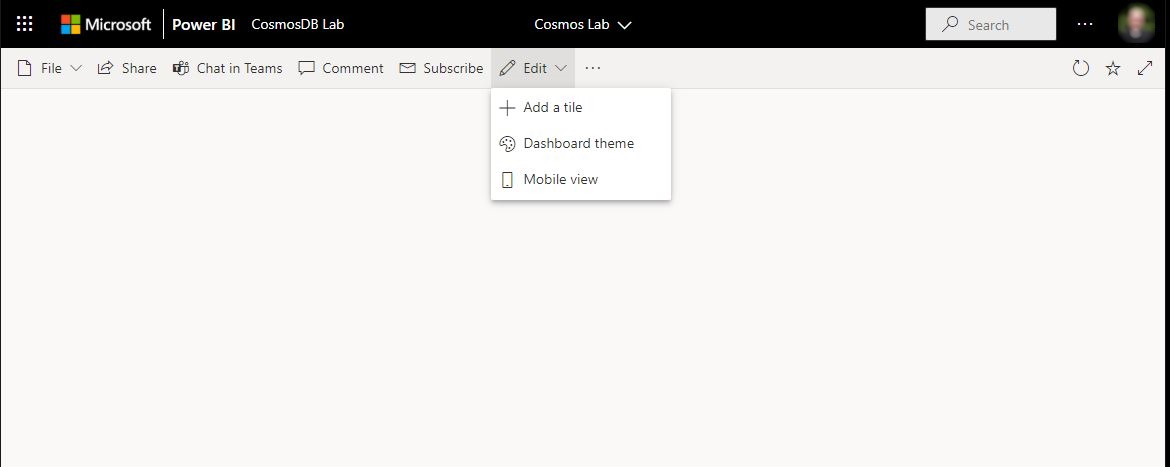 Add Tile link is highlighted