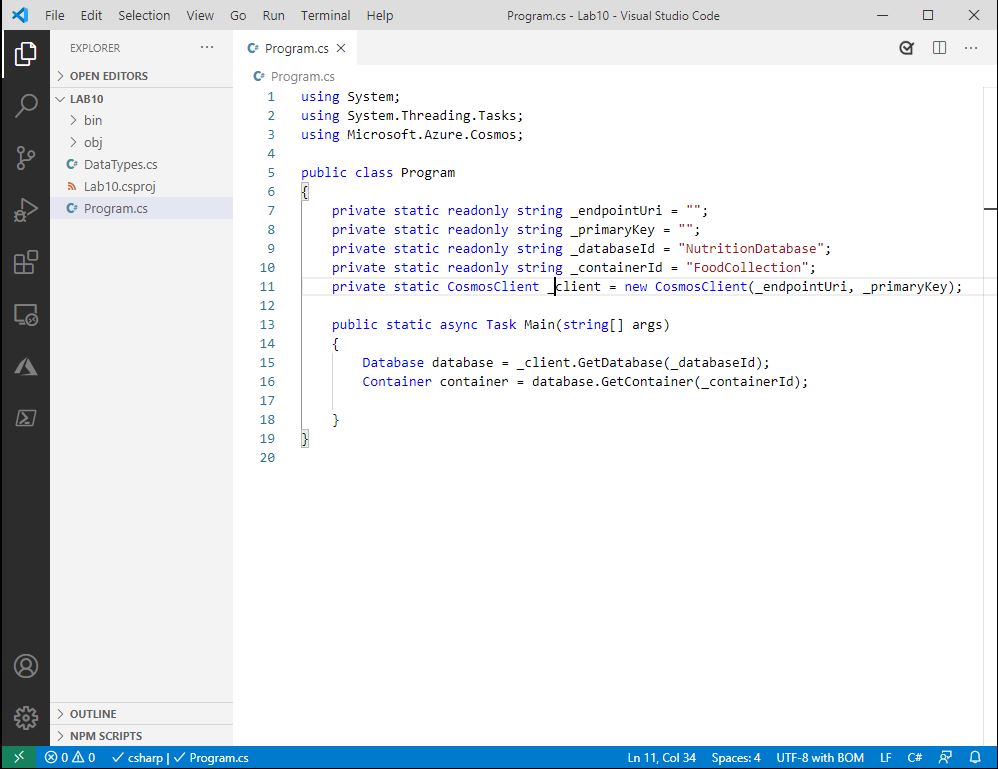 The program.cs file is displayed